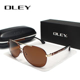OLEY Brand Sunglasses Men Polarized Fashion Classic Pilot Sun Glasses Fishing Driving Goggles Shades For Men/Wome Y7005 - starlife2000